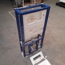 Lot WC Suspendu + Bâti Support - 113 x 52 x 18cm