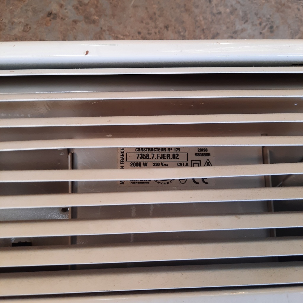Radiateur Electrique 2000W - 74 x 44cm
