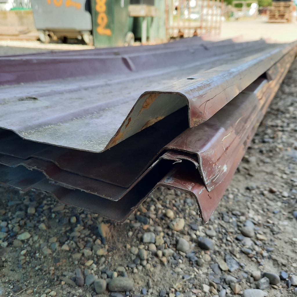 Lot Bac Acier - 13.5m² - 390 x 105cm
