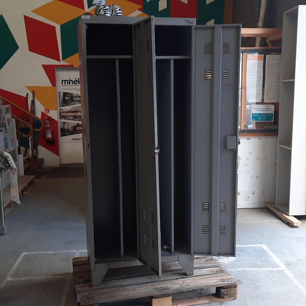 Vestiaire 2 Casiers - 193 x 81 x 50cm
