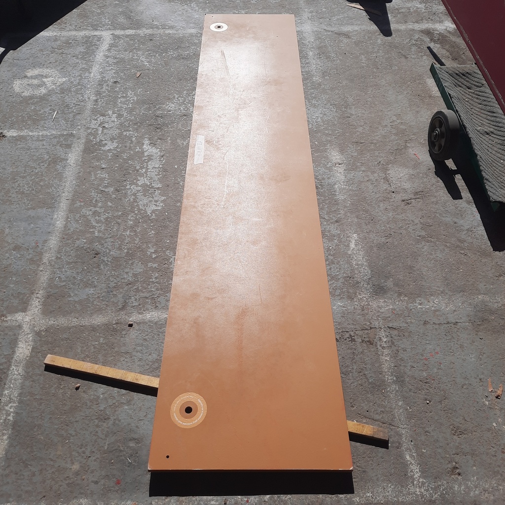 Panneau MDF (medium) - 250 x 51.5 x 1.9cm