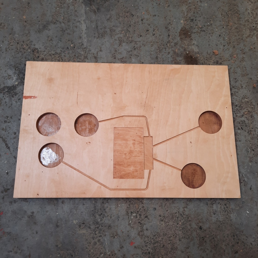 Panneau Contre Plaqué (CP) - 150 x 80.5 x 1.8cm
