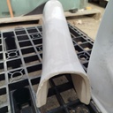 Lot Evier + Colonne Céramique - 83 x 56 x 45cm