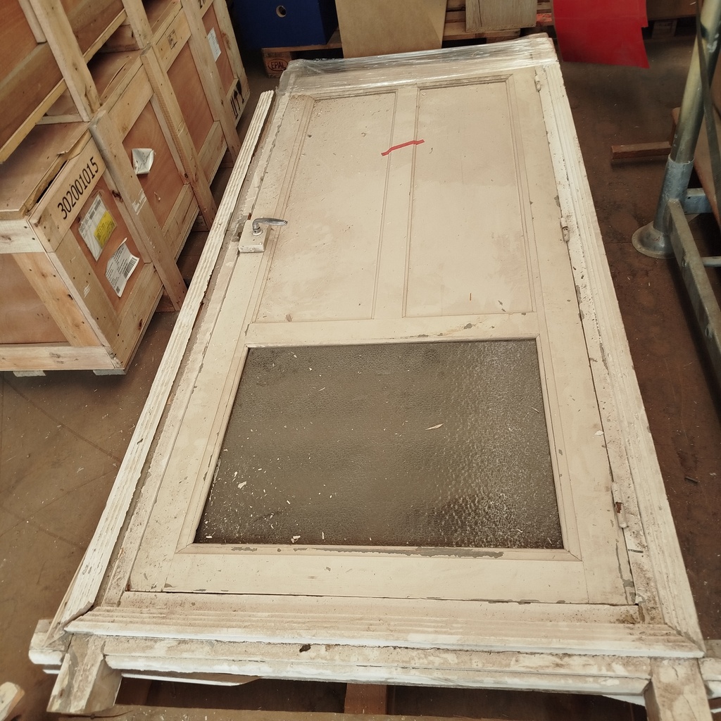 Bloc Porte Chêne Massif - 231 x 105 x 14.5cm 