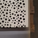 Panneau Acoustique Alu Perforé + Laine De Verre - 270 x 80 x 0.45cm