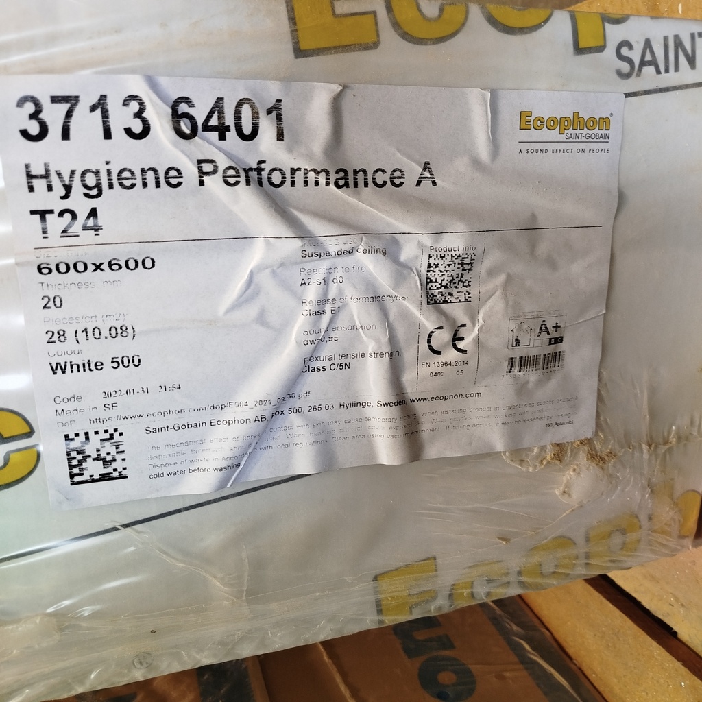 Lot Dalles Plafond Suspendu - 17m² - 600 x 600 x 20mm
