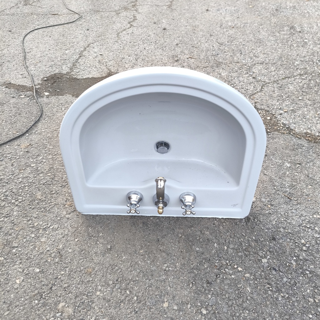 Lavabo + Colonne Céramique - 90 x 67 x 58cm