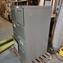 Meuble Casier 4 Tiroirs Acier Vert - 132 x 72 x 40cm