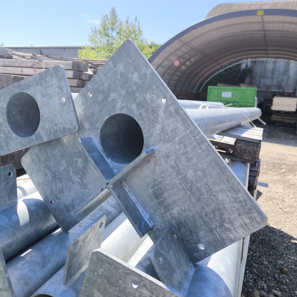 Poteaux Acier Galvanisé - 