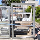 Fenêtre PVC Gris 1 Vantail Oscillo-Battant - 1588 x 1080 x 40mm