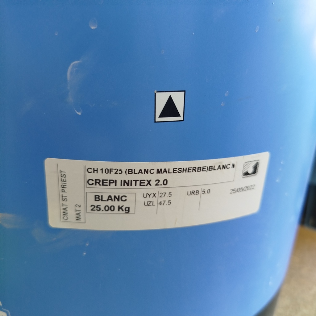 Crépi INITEX 2.0 Blanc - 25kg
