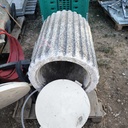 Poubelle Extérieure Béton - h : 80cm ; ⌀50cm