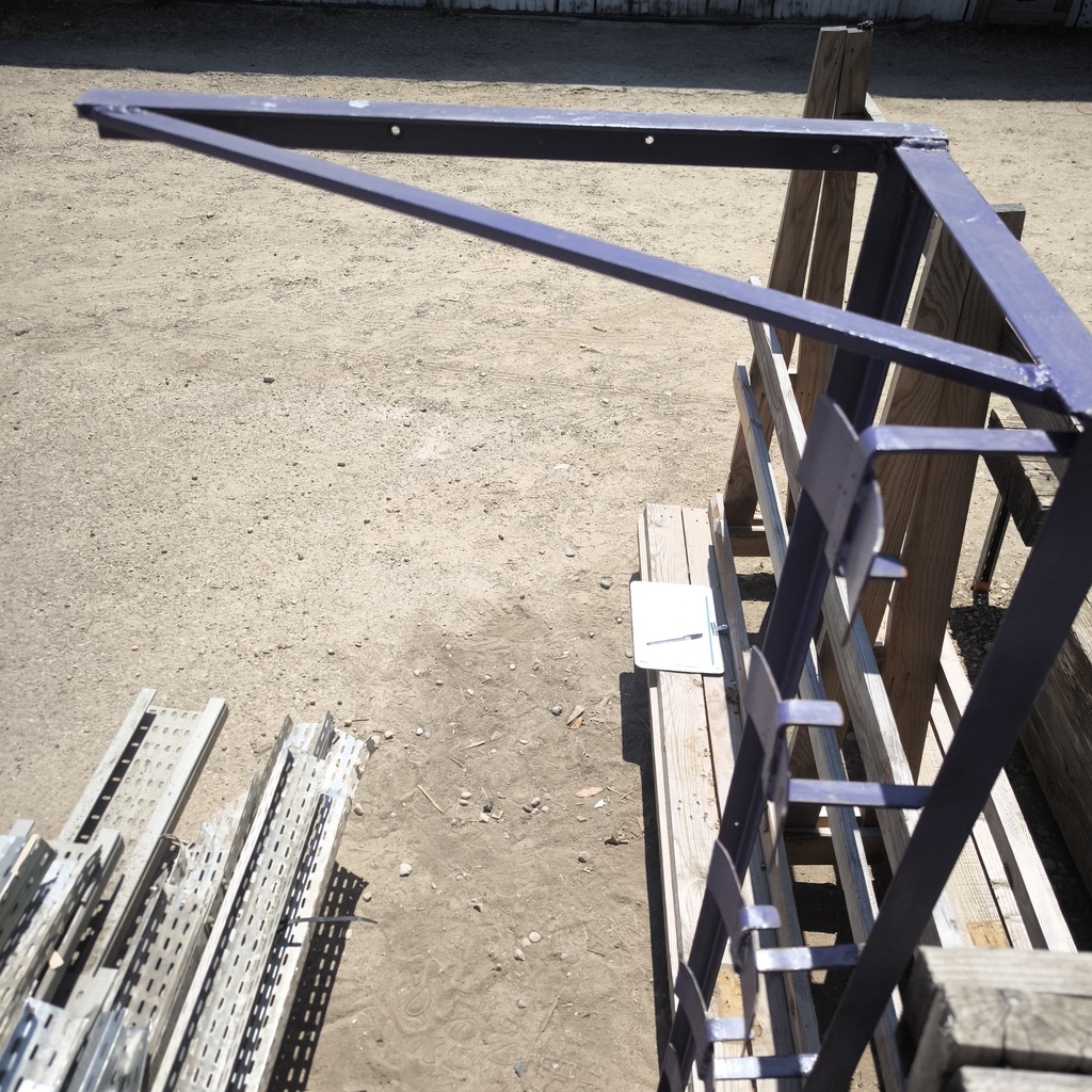 Structure Acier Violet - 190 x 70 x 43cm