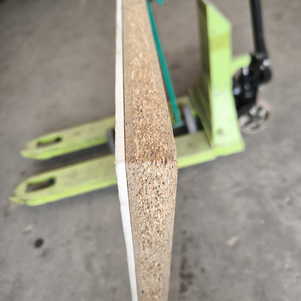 Plan De Travail Aggloméré + Grès Cérame Effet Marbre - 2500 x 1000 x 37mm