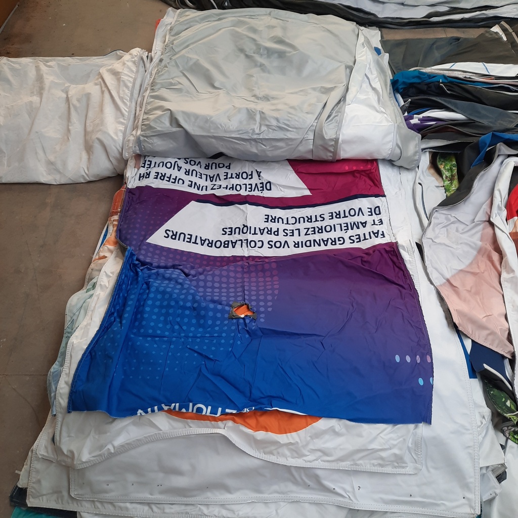 Toile Publicitaire Déperlante - entre 0.5 et 2.5m²