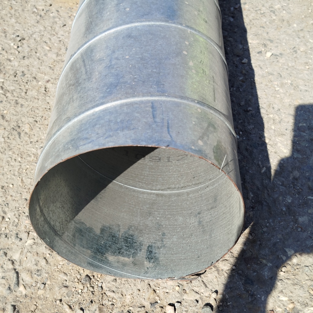 Gaine CVC Galva - ⌀200mm, L : 237cm