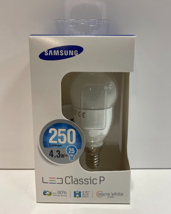 Ampoule Samsung LED E14 - 4.3W 25W -Dimmable