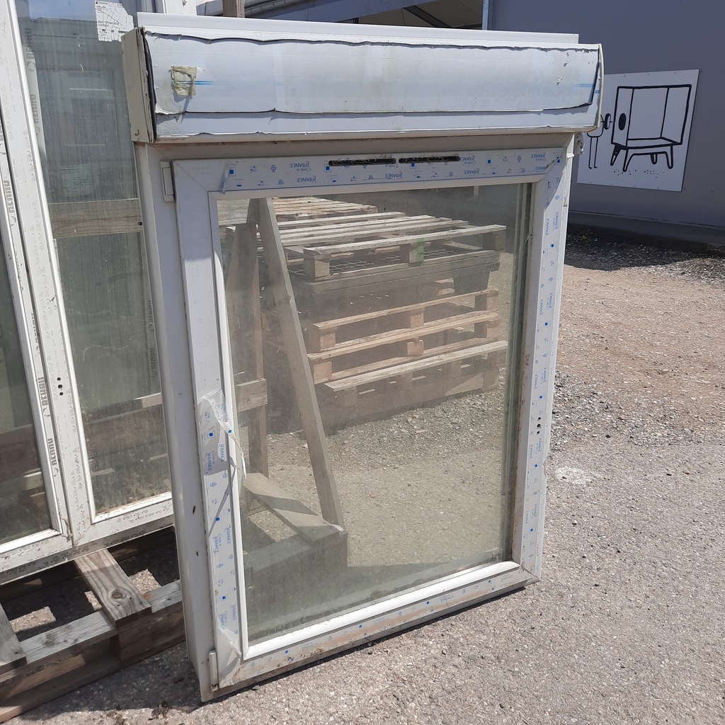 Fenêtre PVC 1 Ouvrant Oscillo-Battant + Volet Roulant - 1550 x 1090 x 130mm