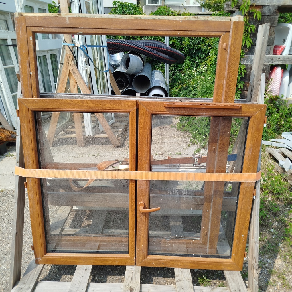 Fenêtre PVC Effet Bois - 1460 x 1180mm