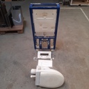 Lot WC Suspendu + Bâti Support - 113 x 52 x 18cm