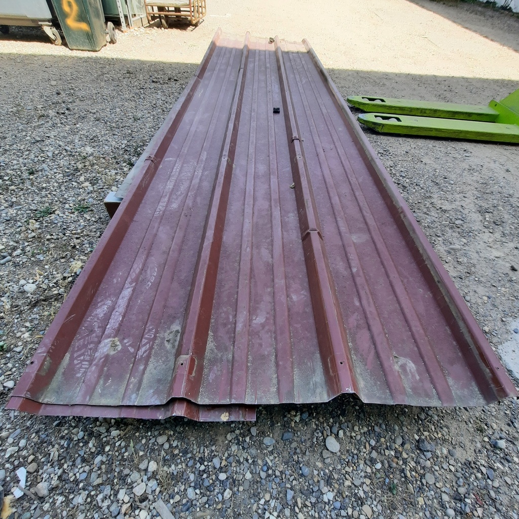 Lot Bac Acier - 13.5m² - 390 x 105cm