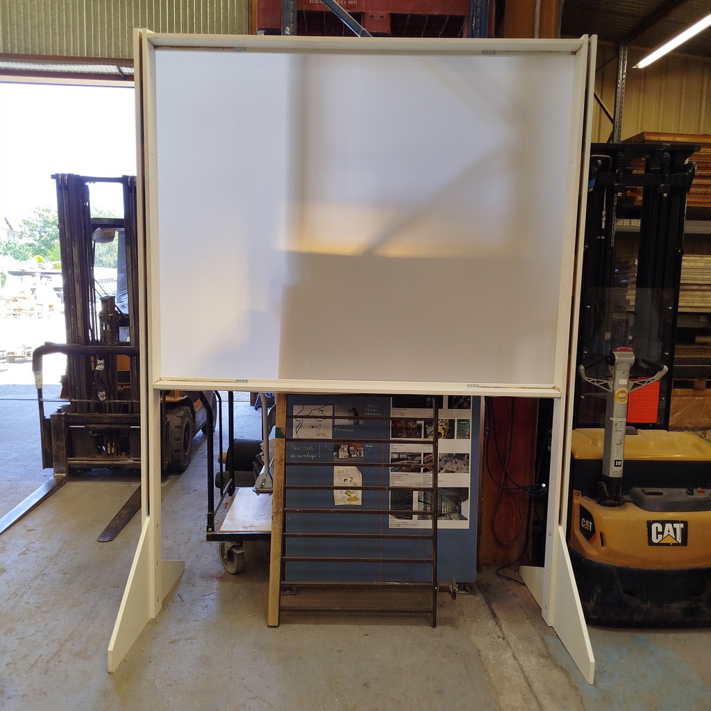 Ecran Rétroprojection Blanc MDF (Medium) - 270 x 200 x 100cm