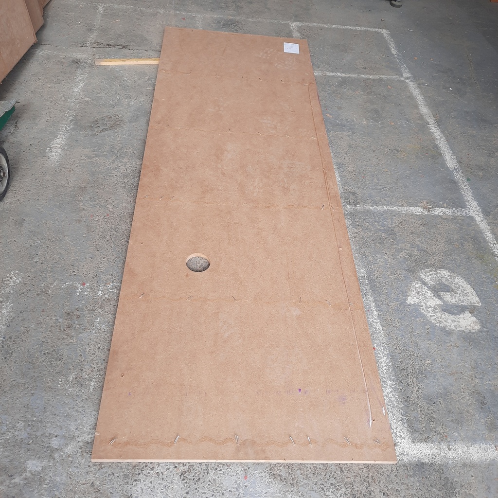 Panneau MDF (medium) - 218 x 76 x 1.9cm