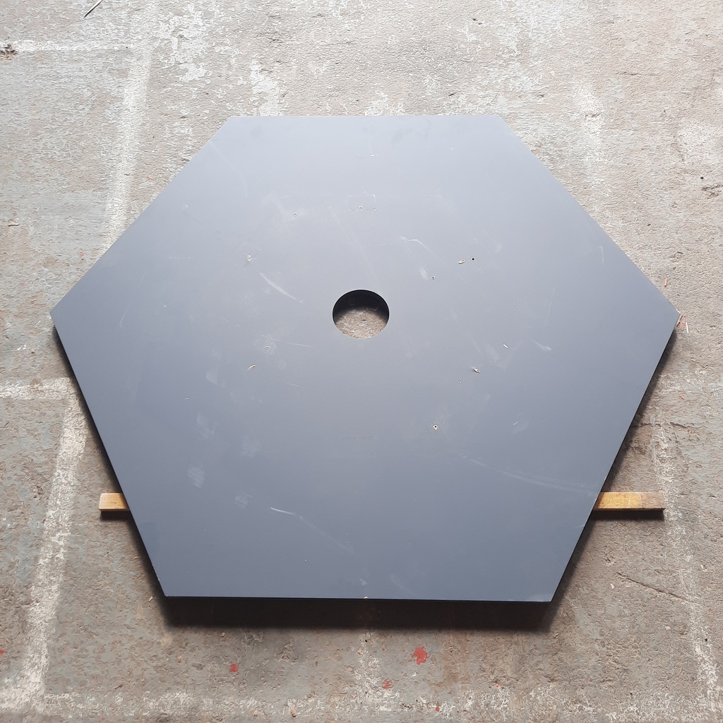Panneau Hexagonal MDF (medium) - 109 x 109 x 1.9cm