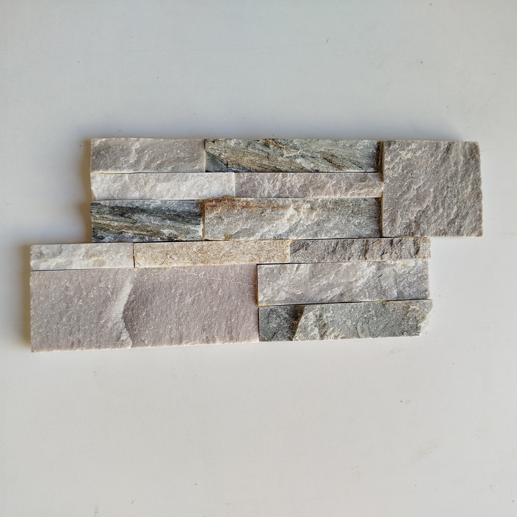 Lot Plaque Parement Pierre Naturelle - 0.7m² - 40 x 18 x 1.5cm