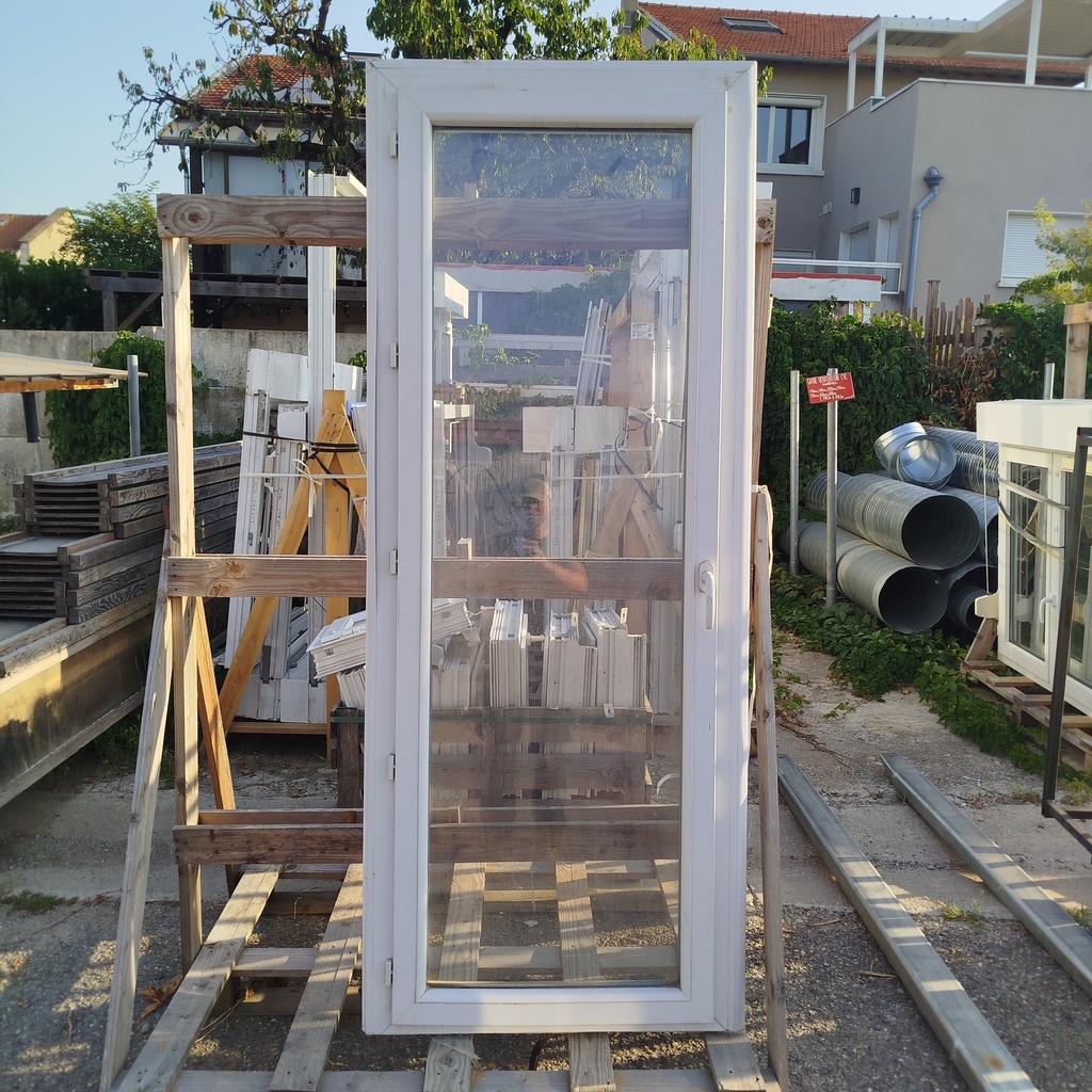 Fenêtre PVC Blanche 1 Ouvrant - 2115 x 781 x 54mm