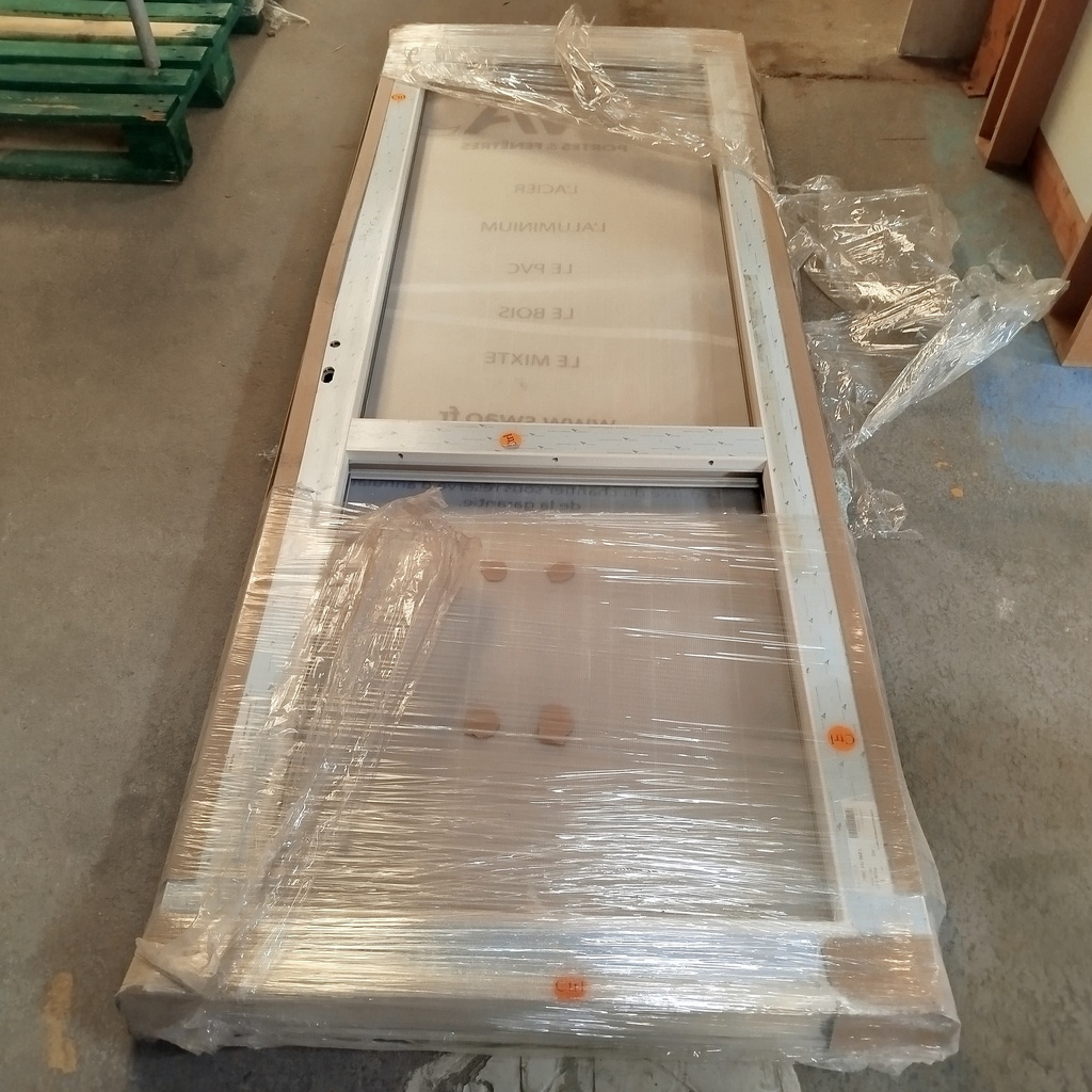 Ouvrant PVC Sans Vitrage - 2245 x 877 x 70mm