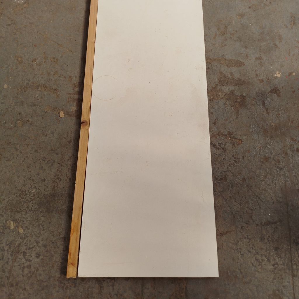 Panneau Aggloméré Blanc - 120 x 32 x 1.8cm 