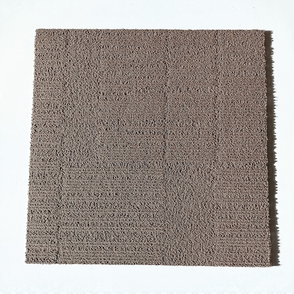 Lot Dalle Moquette Marron Chocolat - 2m² - 50 x 50cm 