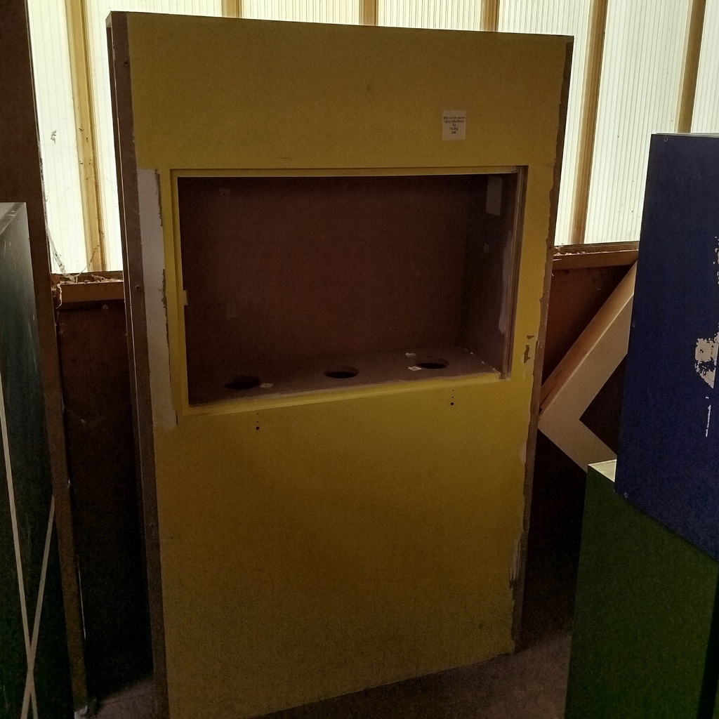 Module MDF Jaune Avec Alcôve - 180 x 108 x 30cm  