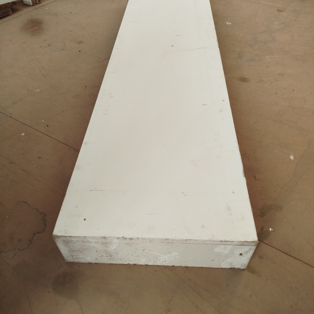 Caisson Exposition MDF Blanc - 198 x 50 x 15cm