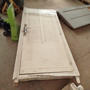 Bloc Porte Ancien Chêne Massif - 231 x 105 x 14.5cm 