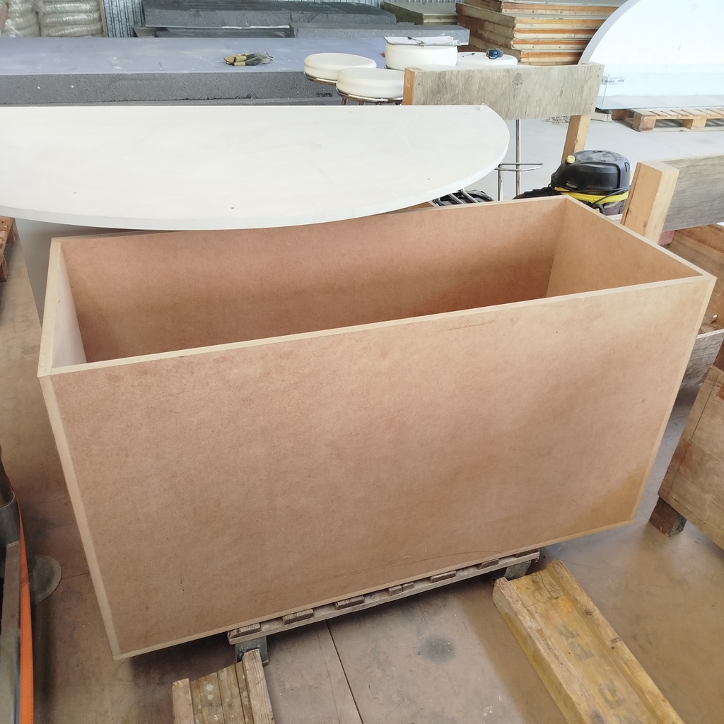Caisson Exposition MDF Brut - 130 x 85 x 69cm  