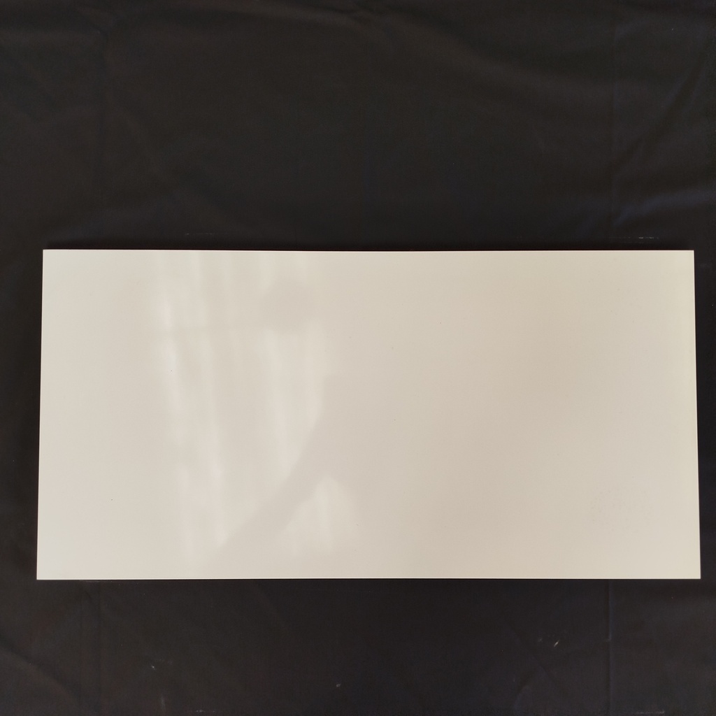 Lot Faïence Blanc Brillant - 2,5 m² - 60 x 30 x 0.9cm 