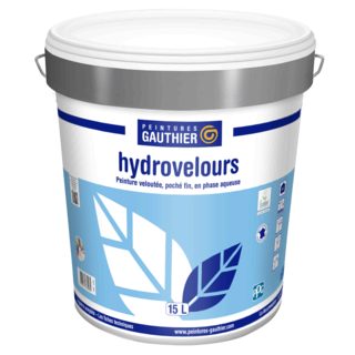 Peinture Int Acrylique Noir PEINTURES GAUTHIER Hydro Velours 15L