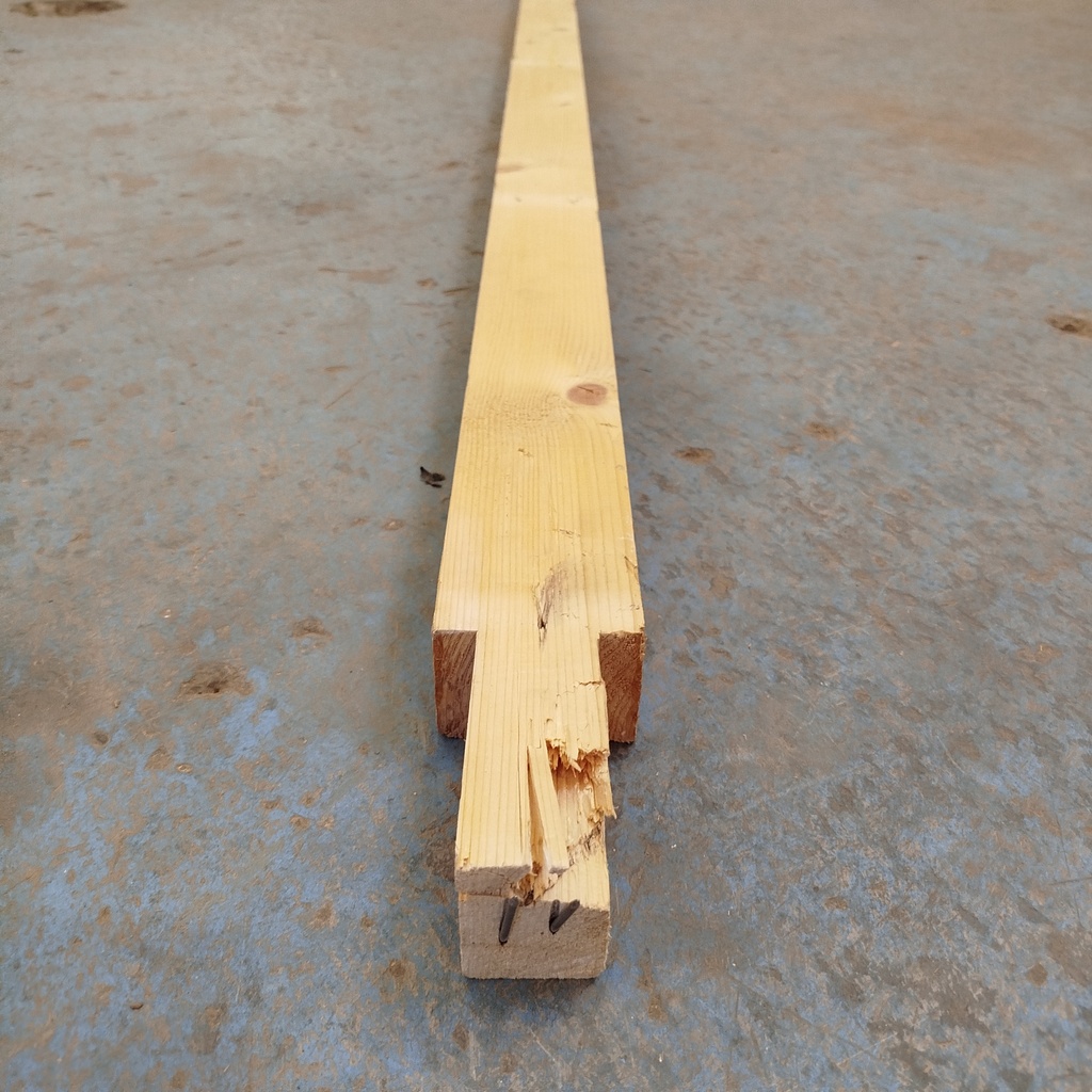 Chevron Bois - 276 x 7 x 5cm