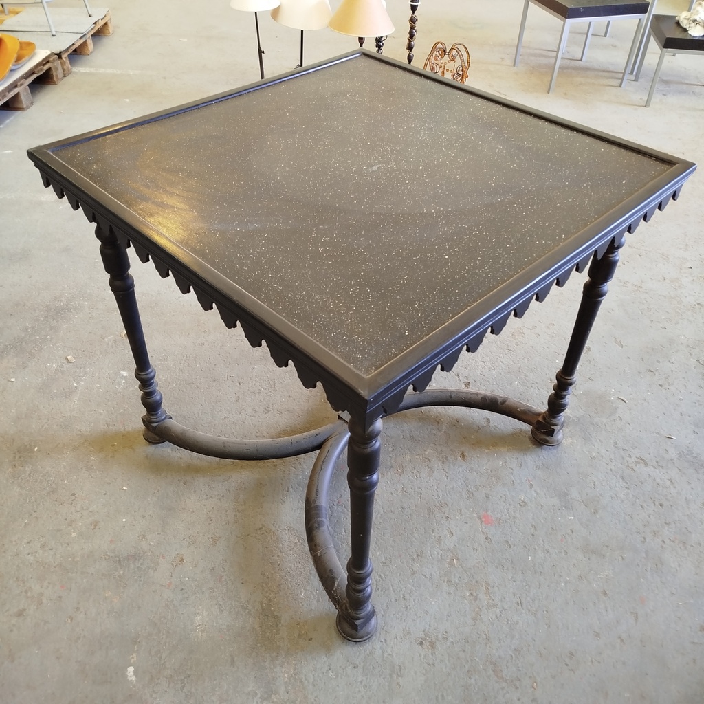 Table Bois Noire - 84 x 84 x 75cm
