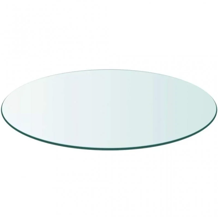 Panneau De Verre Trempé Semi Opaque - ⌀1105 x 14mm