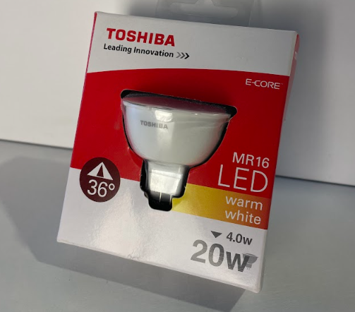 Ampoule Toshiba LED GU5.3 - 4W eq 20W - 12V 