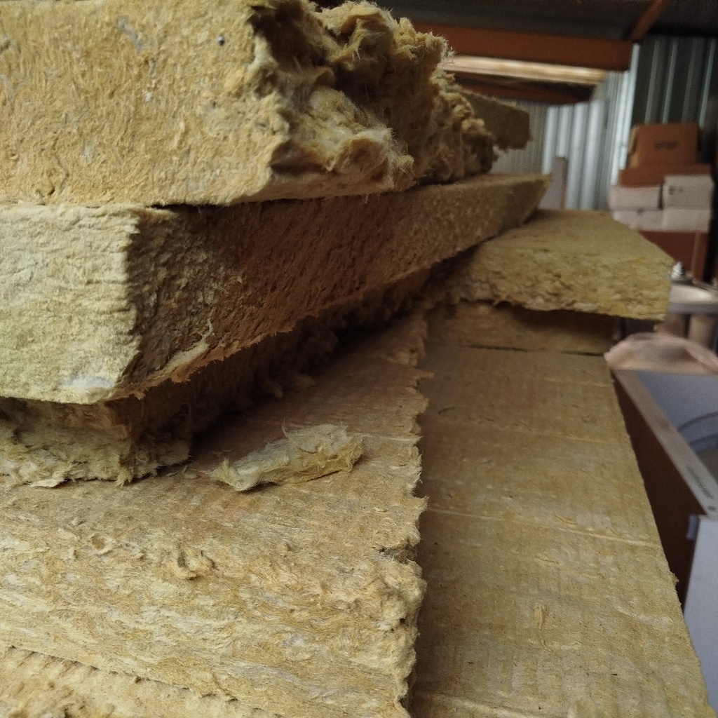 Panneaux Laine De Roche Rigide Déclassés ≃ 0.8m²