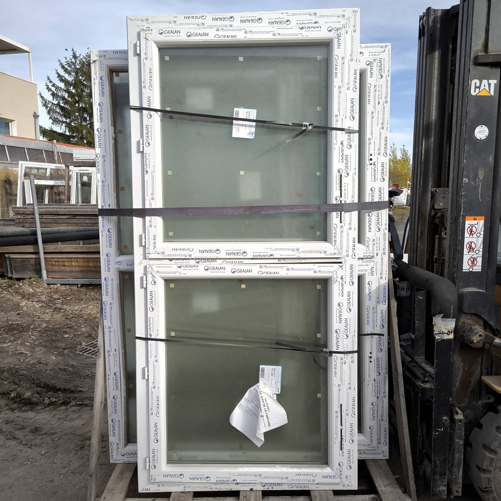 Menuiserie PVC 2 Ouvrants - 2020 x 910 x 60mm