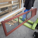 Bloc Porte Fenêtre Vitrée Bois - 2640 x 1235 x 59mm