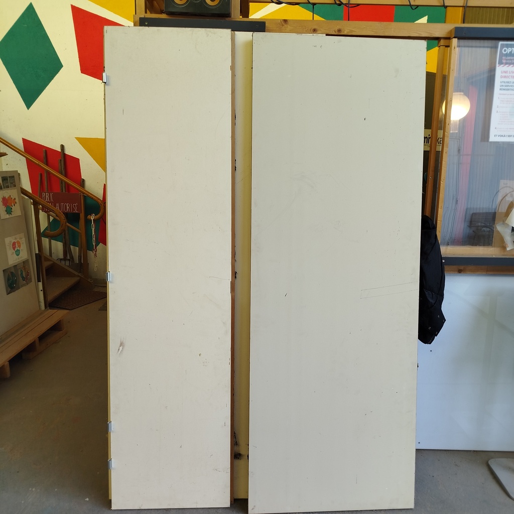 Porte MALERBA Double Vantaux - 2040 x 1240 (515+725) x 40mm