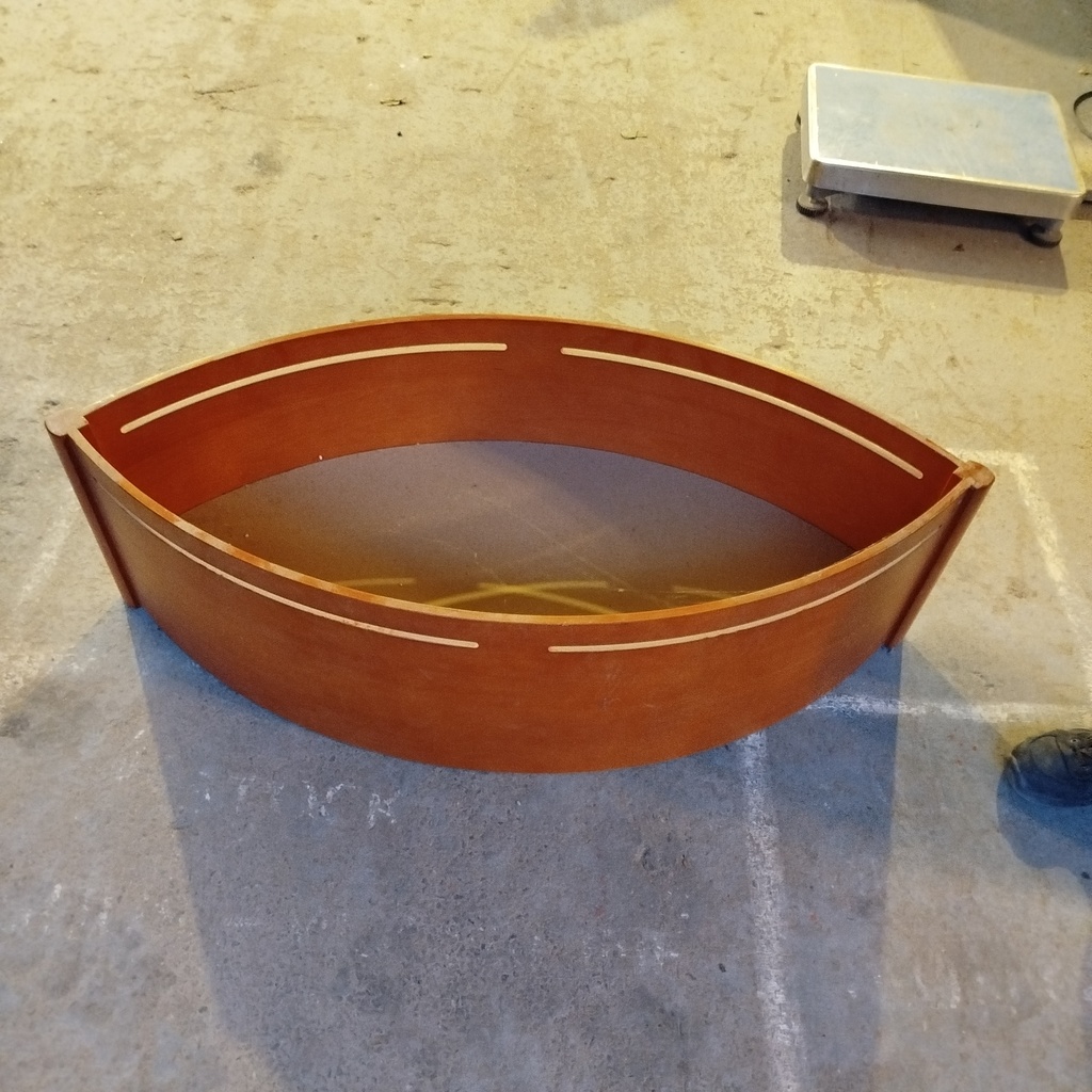 Module "Œil De Chat" MDF - 121 x 55 x 37cm