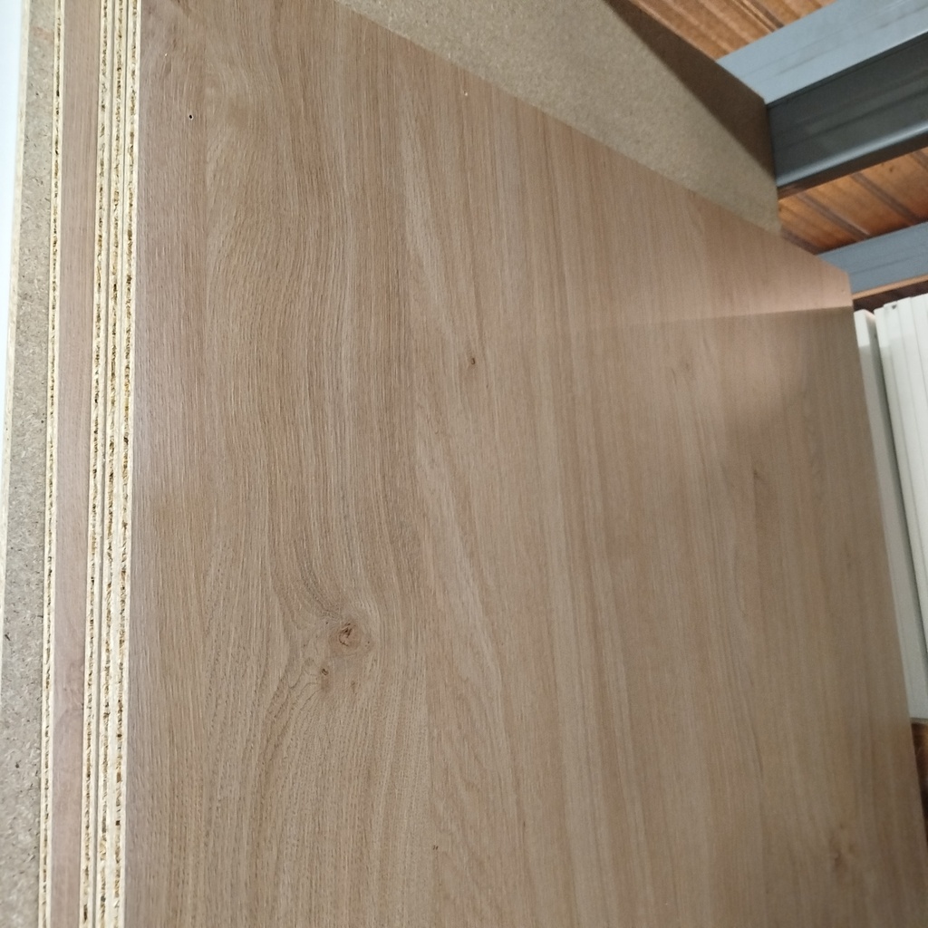 Panneau Plancher Aggloméré Effet Chêne - 2500 x 1000 x 19mm