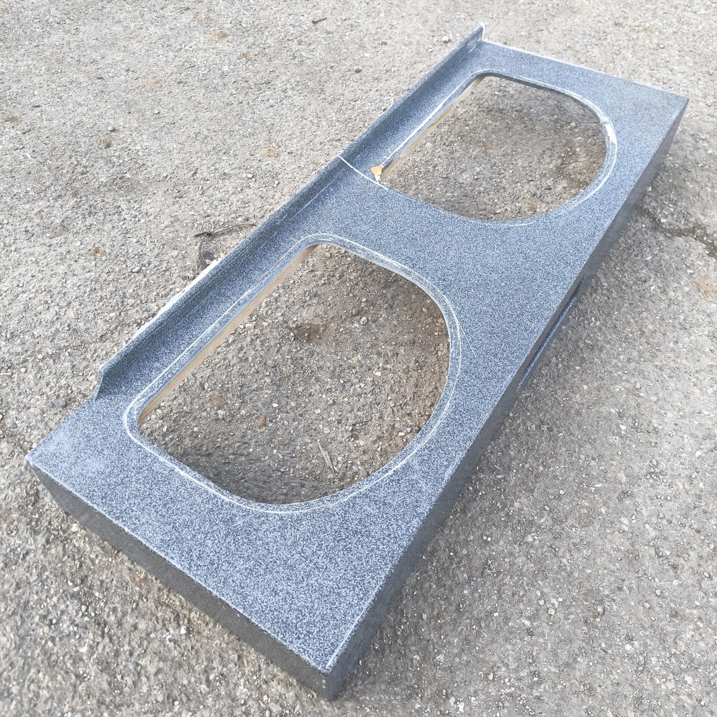 Plan Double Vasques Composite - 163.5 x 60 x 20cm